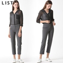 리스트 [리스트(LIST)] 베이직 쿨그레이 데일리 팬츠 (택가격 138000원)