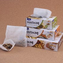 VEDANA_ 크린랩 다시백 대/중/소 50매 국물백 일회용 멸치다시망 8573960p, 대(L)