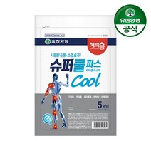 유한양행 해피홈 슈퍼쿨파스(5매) x 1개, 5매