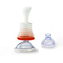 펀치기계점수 오락실펀치기계 휴대용 질식 응급 처치 장치 성인 질식 구조 장치 가정 호흡 간단한 질식 훈련 도구, F.Red