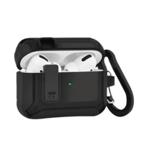 다올 잠금 기능 에어팟 케이스 모음 프로 프로2 3세대 2세대 1세대 철가루 방지스티커 증정, 에어팟 프로, 블랙