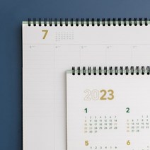 바이풀디자인 세컨 플래너 A4 와이드 주간 2023
