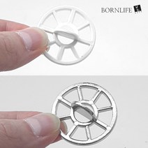 본라이프 국산 이물질 머리카락 제거 욕조망 거름망 배수구망 욕실 배수구 걸음망 35mm 크롬 백색