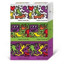 한예지 키스해링 플레이 미니티슈 230매 천연펄프 2겹, 6개입, 1팩