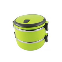 키친아트 런치박스 피크닉 도시락 원형 2단_230227EA, 쿠팡 본상품선택