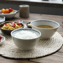 이로도리 엠보토쿠사 일본 공기와 대접 (4color), 엠보토쿠사 공기 [올리브]