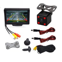 차량용 후석 모니터 리어 TV 캠핑카 자동차 화면 후면보기 역 카메라 디스플레이 컬러, 202 101ir