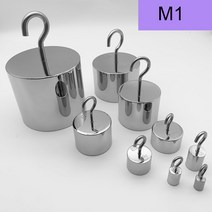 표준분동 무게추 저울추 M1 단일 후크 무게 10g-2kg 표준 카운터 웨이트 스테인리스 스틸 교정 저울 전자 포함, 100g