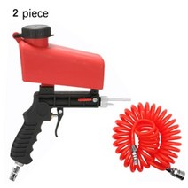 샌드블라스트 에어샌딩 블라스터 모래분사기 녹제거기 에어샌딩건 쇼팅기공압 블라스팅 건 조정 가능한 블라스팅 90psi 휴대용 기계 중력 소형 블라스팅 핸드 헬드 공압 블라스팅, 1-2개