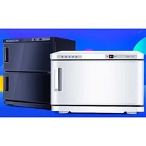 타올 온장고 스팀기 피부관리실 네일샵 수건 UV 살균, 25L 블랙+UV 및 가열