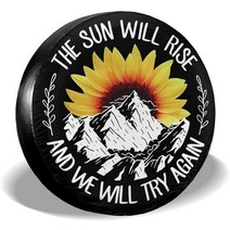 COVER CARBrand New Car Spare Tire Cover 14-17 Inch Polyester Storage Bag Holder Festive Retro Wheel, 05 주황색_03 16in