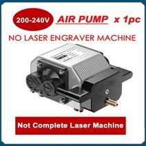 ZBAITU-80W 레이저 각인기 10W 출력 CNC 커터 370*370mm 3D 목재 라우터 조각 및 RU/PL/US 창고, 04 200-240V Air Pump