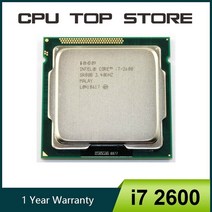 i77700k 인텔i7 2600 CPU 프로세서 쿼드코어 3.4GHz 소켓 LGA1155, 한개옵션0