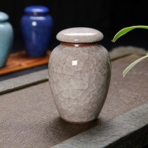강아지 고양이 반려 동물 기념 용품 작은 애완 동물 Urn 버드 개 애완 동물 Urns 화장 애완 동물 관 장례식 꽃병 인간의 유골을위한 고양이 화장 애쉬 도자기 손으로 그린, 04 brownness