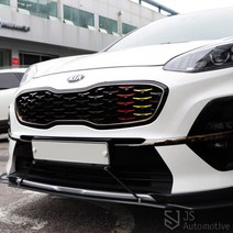 [JS AUTOMOTIVE] 기아 스포티지더볼드 본넷 그릴커버 포인트 3색 몰딩 데칼시트지 포인트 패널 랩핑 악세사리 인테리어 튜닝 용품, H.퍼포먼스(운전석)