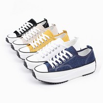 스위프 국내생산 캐주얼 호피 캔버스 성인 여성스니커즈