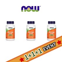 나우푸드 2+1 모링가 모린가 Moringa 잎 90 베지캡슐 페놀산 탄닌 플라보노이드, 1개, 기본