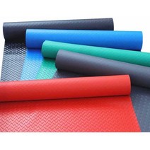 PVC 고무롤 실내외 출입구 미끄럼 방지 공장 체육관, 폭 2.5m 길이 15m 블랙 PVC 고무롤