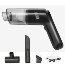 차량용 가정용 무선 미니청소기, MW-V100, 블랙