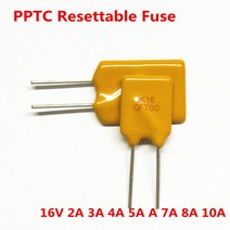 전기 퓨즈 전자 센서 제어 반도체 칩 PPTC 복원 16V 3A 5A 8A 10 개, 5.3A