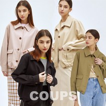 [COUPS]꾸즈 코튼트윌 크롭자켓1종