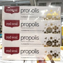 일음쇼핑^^*m레드씰 PROPOLIS 치약 160g 4개 씰치약 고급 뉴질랜드 수입 선물 씰벌꿀 선물용일medi^*^, ab*^^선택없는