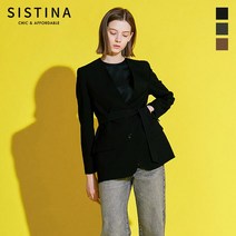 시스티나 벨티드 칼라리스 재킷_AWWJKL11090