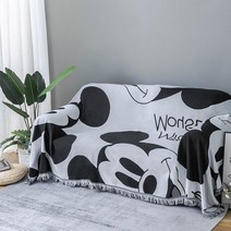 북유럽 그래피티 유럽식 소파 커버 방진 침대 커버 ins 스타일 모던 매트 심플 불규칙 소파 매트, DSN은 쥐 폴리에틸렌을 탈출하고 있다