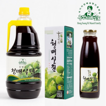[당일발송] 홍쌍리 매실청 청매실원 1600ml 대용량/1000ml 식품명인의 국내산 매실원액 액기스 건강법 효능 농축액 청매실 매원, 1000ml 홍쌍리 매실청 매실원액