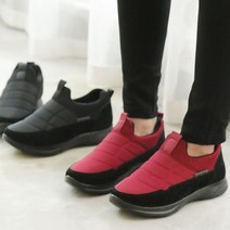 슈벨 겨울 여성 방한 여자 슬립온 운동화 방한화 털신 마샤