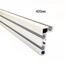 400/600/800mm 알루미늄 프로파일 울타리 75mm 높이 T-트랙 및 슬라이딩 브래킷 포함 목 공용 미터 게이, 02 400mm