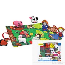 헝겊 자극 인형 놀이 매트 농장 10개월 아기 놀이 9개월 아기 발달