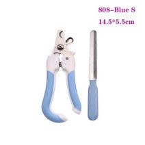 전문 애완 동물 고양이 개 손톱 깎기 커터 사이클 스테인레스 스틸 손질 가위 클리퍼 애완 동물 발톱 개 용품, 808-BL-S, 사진이 보여주듯이, 협동사