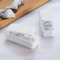 비닐접착기 핸드실러 비닐밀봉기 밀페기 미니실링기 휴대둉실링기, 화이트, 화이트