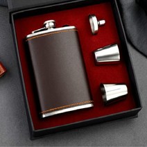 b788 고급 스테인레스 럼주보틀 양주병 휴대용 클래식 술병, 상세페이지참조, 110ml 스테인레스