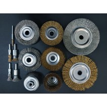 반컵브러쉬-스텐 와이어브러쉬 컵 평 브러쉬 철브러쉬, 4인치 반컵브러쉬-스텐