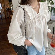 미아마스빈_이레 프릴 블라우스