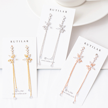 [루틸라] 로르 플라워 드롭이어링