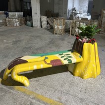 조약돌소파 패브릭 유리 섬유 강화 플라스틱 시트 쇼핑몰 레저 창조적 인 숲 구름 의자 공원 안뜰 야외 시립 나무 수영장 벤치 사용자 정의, 16. 발판 솔리드 컬러 2406078cm