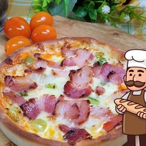 베이컨 쁘띠피자 (165g*2) 한팩에 2개입