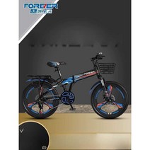 초등학생자전거 저학년 어린이 8-9-13세 초등 선물 두발 자전거 고학년 초등생, 오렌지(접이식어린이 자전거)22인치 21단