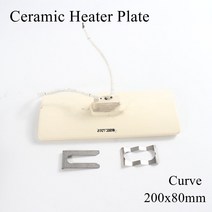 온열전구200*80mm 220V 500W IR 적외선 정상 산업 세라믹 열판 위 공기 히이터 널 BGA 재 작업 역 애완 동, 02 Curve K Thermocouple, 01 100W