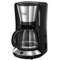 독일 수입 Russell Hobbs 커피 메이커 Adventure 스테인리스 1.25l 보온 플레이트 자동 전원 끄기 드립 스톱, 토스터에
