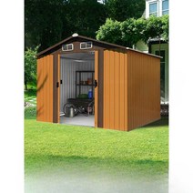 판넬 창고 선반 하우스 조립식 창고 농막 야외 농기구 보관함, 회색첨탑B형업그레이드및두꺼워짐