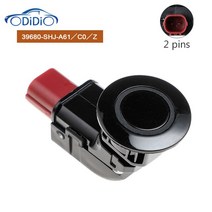 자동차경보기 2 핀 자동차 액세서리 39680-SHJ-A61 블랙 PDC 주차 센서 Parktronic For Honda Odyssey 2005-2009 CRV 2004-2013, [01] 1 pc
