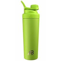 AeroBottle Primus Cryo 셰이커 컵 트위스트 캡 진공 단열 스테인리스 스틸 물병 믹싱 기술로 단백 쉐이크 블렌딩 볼이나 거품기 없음 767.1g(26온스) 블랙 스, 초록의