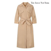 (정품)더아이잗뉴욕 (더아이잗) 프릴 밴딩 벨티드 셔츠 원피스 IL5A0OP19