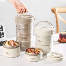 온먼트 스텐 도시락통 세트 보온도시락 스테인리스 직장인, 3단 세트, 1세트