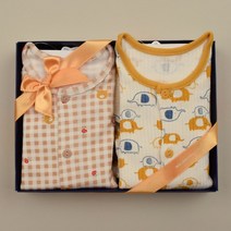 [압소바] 가을내의 루니슬림(베이지)코코슬림내의(겨자노랑)선물포장 (2AXC 103P3)