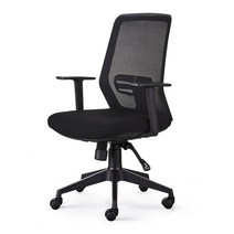 버기 이중럭킹 메시 컴퓨터 책상의자 2color, 블랙